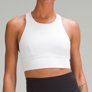 white wunder train longline bra c/d
